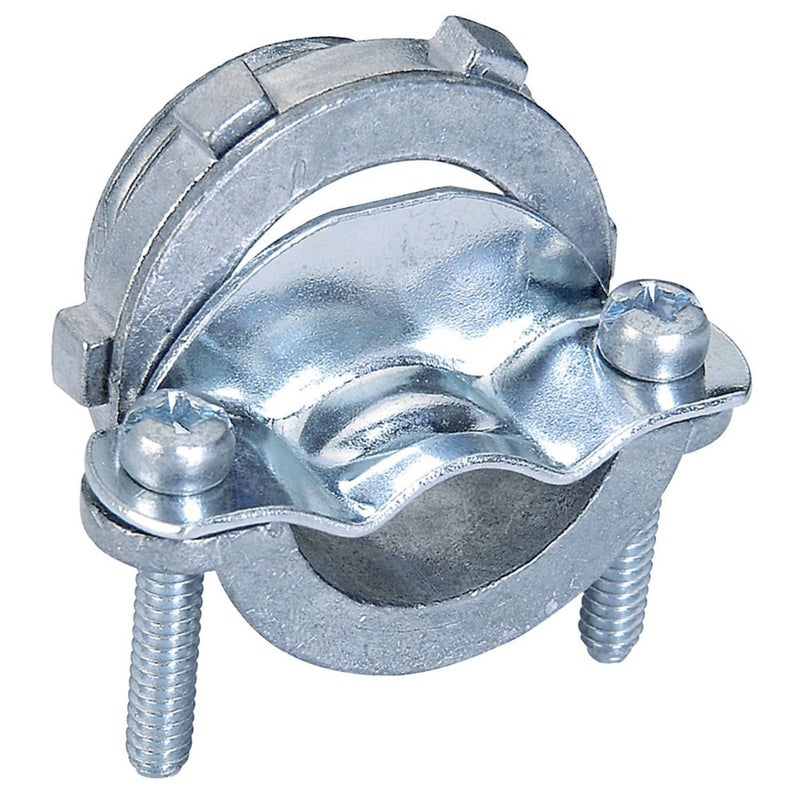 Sigma Engineered Solutions 49663 ProConnex Nm/Se Clamp Type Connector Conduit Fitting, 1-Inch, Gray - Image 1
